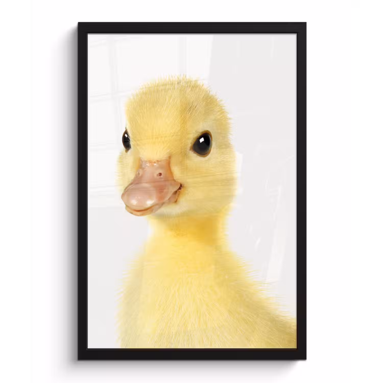 Poster met lijst - Eend - Kuiken - Lief  - Kinderen - Meisjes - Jongens
