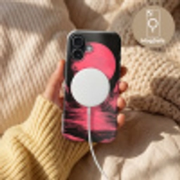 Maan - Felroze - Bergen - Rivier Toughcase MagSafe Apple iPhone 17 klein -USP_MagsafeV