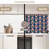 Patronen - Abstract - Bloemen keuken achterwand 2 middel 871 -voor-na2_FR