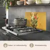 Bladeren - Boeket - Bloemen - Geel keuken achterwand spatscherm klein -usp_NL
