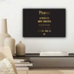 Spreuken - Quotes Mama Je Hebt Ons Al - Moeder - Moederdag cadeau voor mama - Goud canvas 2cm klein -sfeer6