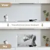 Feestelijk - Champagne - Discobal keuken achterwand spatscherm klein -voor_na_NL