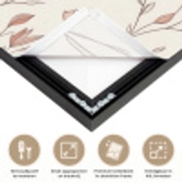 Patroon - Klassiek - Roze Textielframe zwart klein 947 -USP_feed_closeupNL