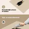 Beer - Donkerbruin - Minimalistisch Inductie beschemer met haakjes middel -ky-schoon-nl