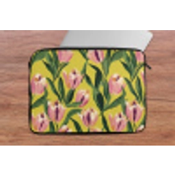 Tulpen - Botanisch - Geel laptophoes neopreen klein 279 -tafel