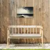 Zee - Rotsen - Storm Tuinposter op houten frame 2 cm dik klein -sfeer4
