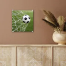 Voetbal - Goal - Net - Sport plexiglas 5mm klein -sfeer5