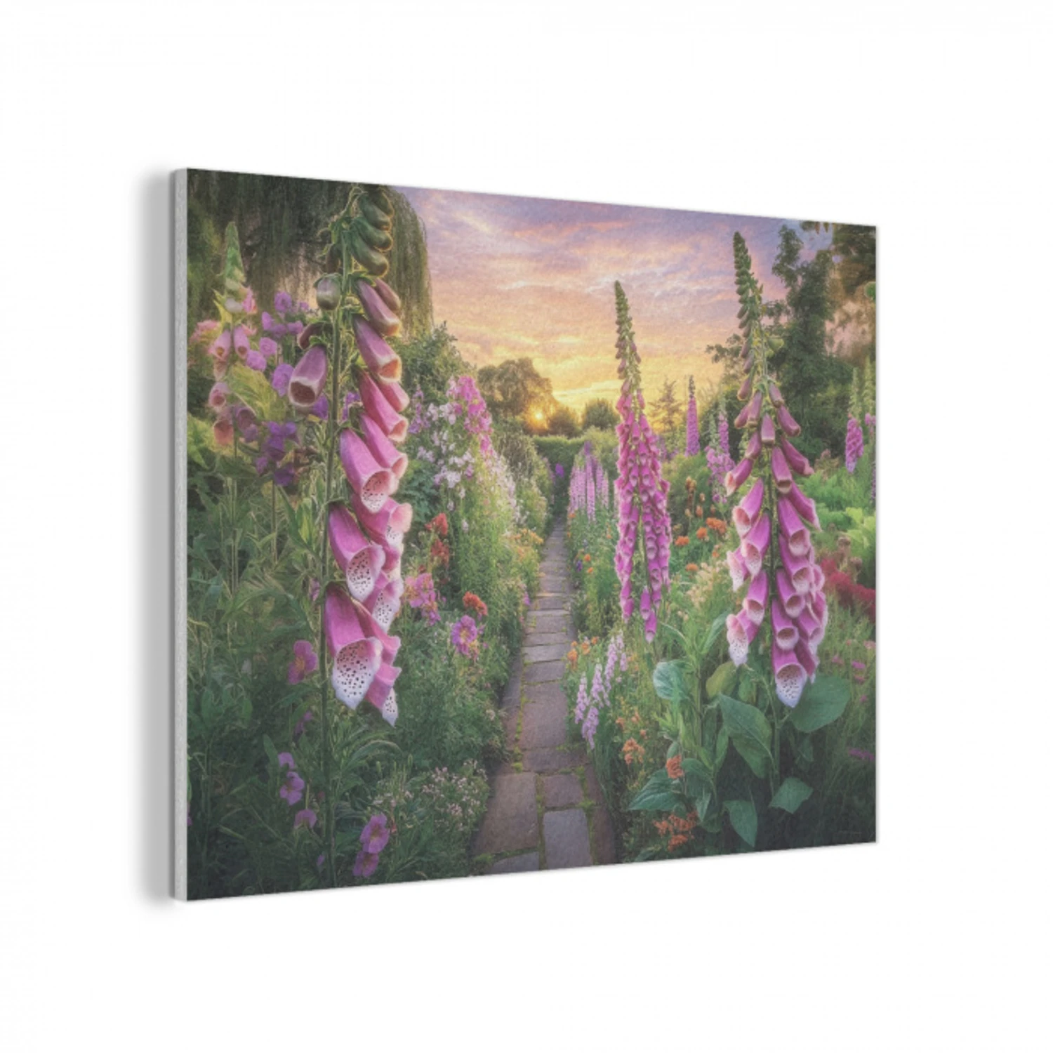 Vingerhoedskruid - Bloemen - Tuin PET vilt klein -3d