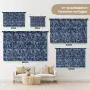 Graniet - Blauw - Koel Wandkleed katoen klein 269 -tsfeer8_DE