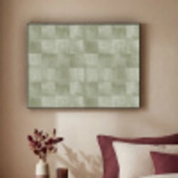 Vlakken - Rustiek - Groen Textielframe zwart klein 947 -sfeer1