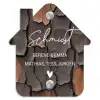 Boomschors - Sierlijk Naambord Huisje klein -3d