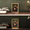 Vrouw - Rood - Groen - Druiven Light Box met kabel (Tafellamp) klein -sfeer3
