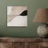 Contourlijnen - Abstracte landschap aluminium wit klein -sfeer2