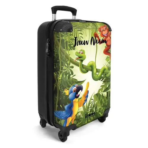 Jolige jungle NBS - Handbagage koffer - Kinderen Unisex middel -productfoto_3d