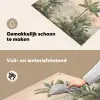 Tropisch landschap - palmbomen - Bloemen - Roze lucht Inductie beschemer met haakjes middel -ky-schoon-nl