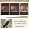 Kameleon - Tak - Gestreept - Bladeren Light Box met batterij (Wandlamp) middel -USP_dimbaarNL