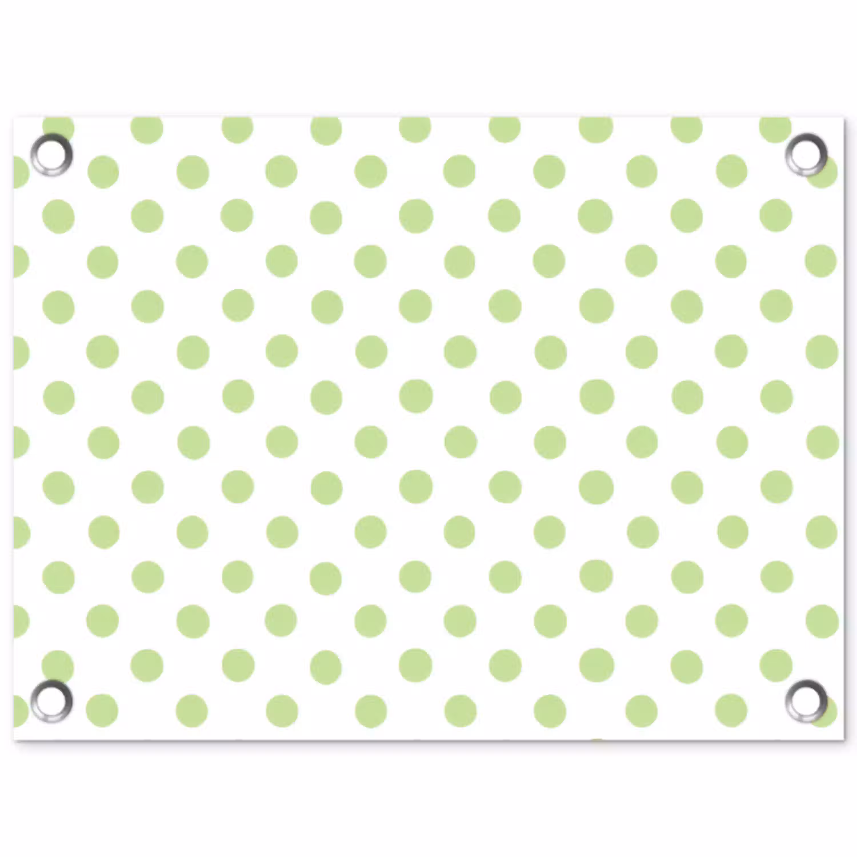 Dots - Klassiek - Groen tuinposter los doek klein 239 -3d