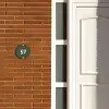 Donkergroen - Traditioneel Naambord Rond klein -sfeer3-rond-XS
