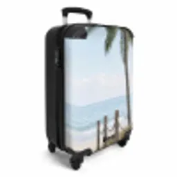 Palmbomen - Pad - Horizon NBS - Handbagage koffer - Volwassenen Unisex middel -productfoto_3d