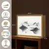 Bergen - Mistig - Water - Wit Light Box met batterij (Wandlamp) middel -USP_websiteoverzichtNL