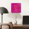 Oh la la - Roze - Oranje - Minimalistisch plexiglas 5mm klein -sfeer6
