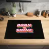 Quote - Regenboog - Roze - Zwart Inductie beschermer vinyl 3mm klein -sfeer5