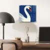Zwaan - Wit - Snavel - Illustratie plexiglas 5mm klein -sfeer6