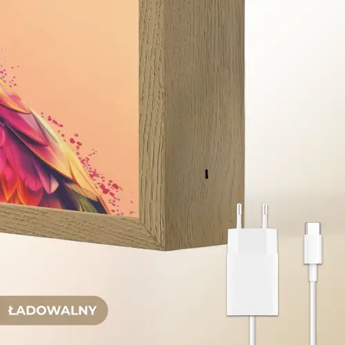 Arend - Vogel - Kleurrijk - Dier Light Box met batterij (Wandlamp kind) middel -USP_websiteoplaadbaarNL