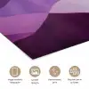 Abstract - Heuvels - Landschap - Paars poster papier klein -closeup_NL