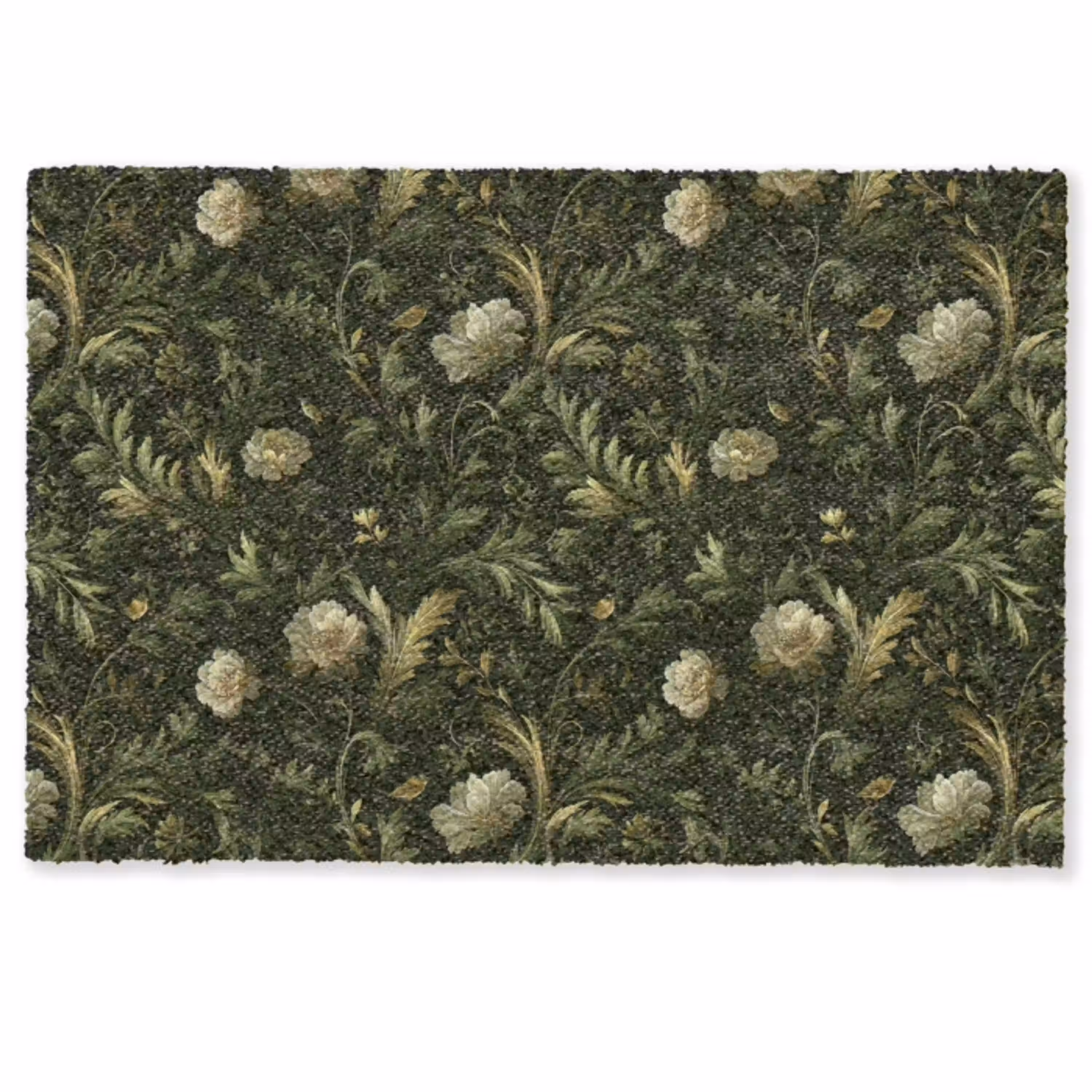 Botanisch - Naadloos - Bloemen Deurmat klein 898 -zkaufland3d