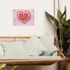 Liefde - Hart - Valentijn tuinposter los doek klein -sfeer7