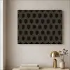 Parallel - Goud - Zwart - Bijenraatmotief Textielframe zwart klein 947 -sfeer2