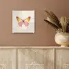 Vlinder - Illustratie - Roze plexiglas 5mm klein -sfeer5