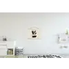 Plant - Beige - Japandi textielposter latten blank klein -kinderkamer