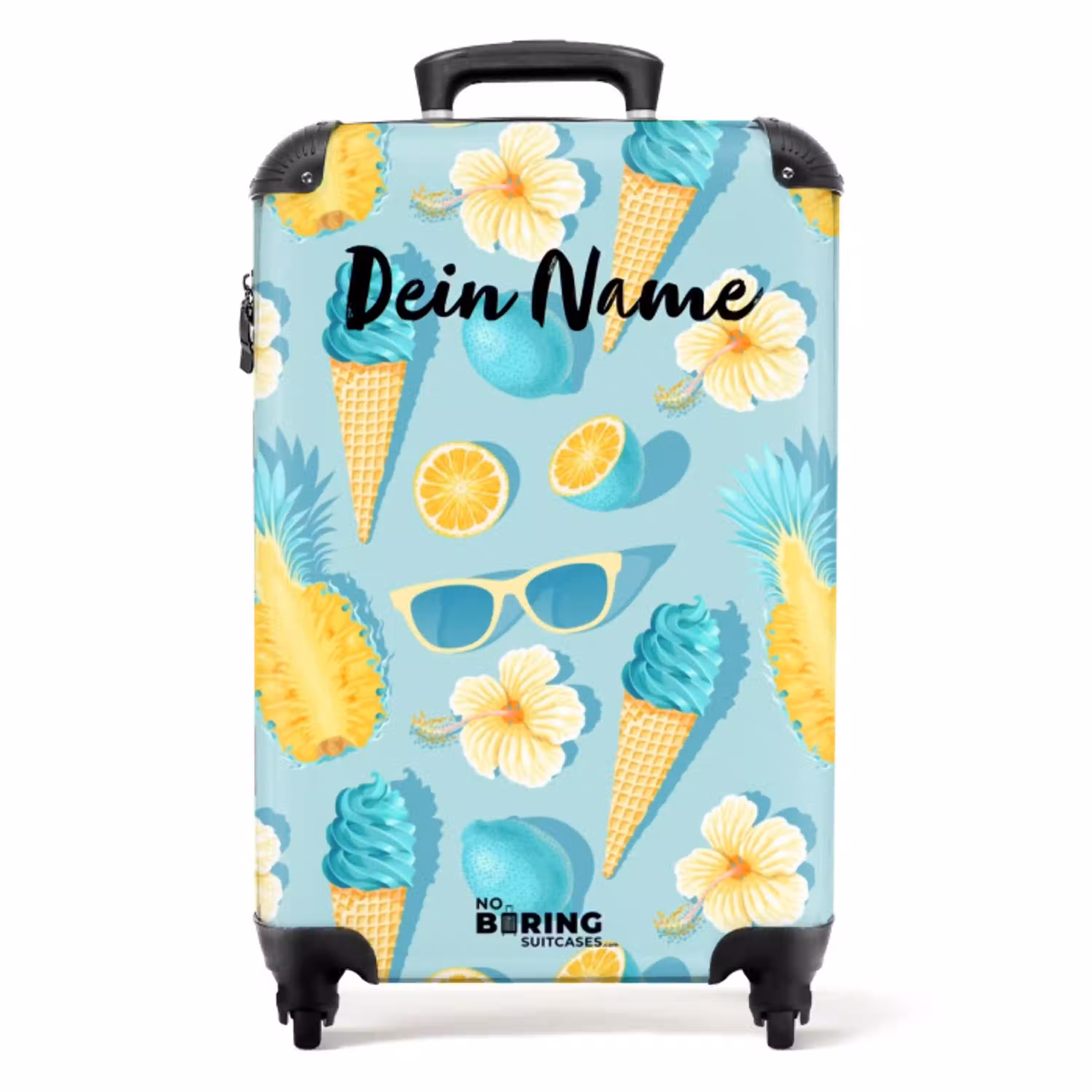 Ibiza icecream NBS - Handbagage koffer - Kinderen Unisex middel -productfoto_recht