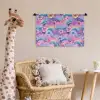 Regenbogen - Bloemen - Kleurrijk - Wolken Wandkleed katoen klein -wsfeer5_kind