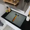 Hamer - Schilderij - Gereedschap Inductie beschemer met haakjes klein -sfeer1