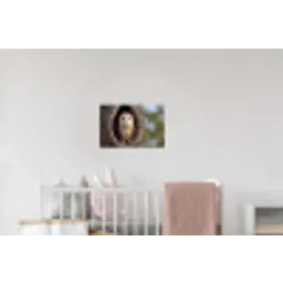 Kerkuil - Boom - Natuur - Bruin Muursticker klein -kinderkamer
