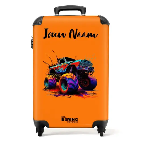 Rainbow Wheels NBS - Handbagage koffer - Kinderen Unisex middel -productfoto_recht