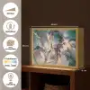 Goud - Blauw - Marmer Light Box met batterij (Wandlamp) middel -USP_websiteoverzichtNL