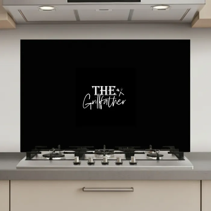 Barbecue - BBQ - Grill - Koken - The Grillfather - Tekst - Spreuken keuken achterwand spatscherm klein -3d_website
