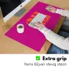 Oh la la - Roze - Oranje - Gestapelde letters Muismat XXL klein -sfeer3
