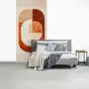 Illustratie - Abstract - Vormen - Rood fotobehang vinyl groot -slaapkamer