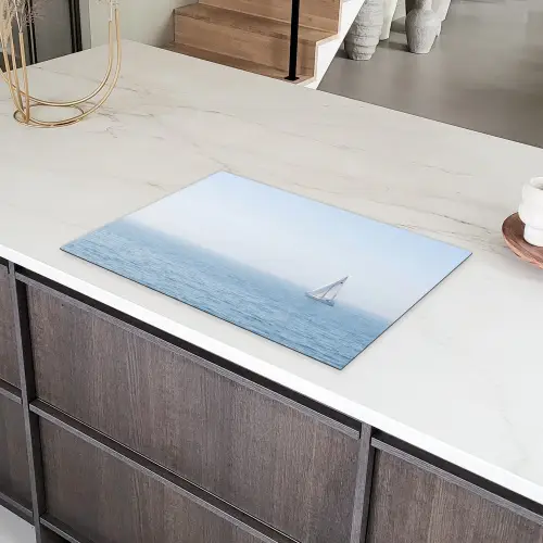 Horizon - Zeilboot - Zee Inductie beschermer vinyl 3mm klein -sfeer8