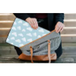 Wolken - Illustratie - Blauw laptophoes neopreen klein 279 -tas