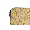 Bloemen - Motief - Geel laptophoes neopreen klein 279 -detail