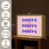 Daddy's - Blauw - Blokletters Light Box met batterij (Wandlamp) middel -USP_websiteoverzichtNL