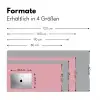 Roze - Kleuren - Interieur - Effen - Kleur Muismat XXL klein -ysfeer5_duits