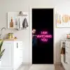 Man - Tekst - Neon deurposter klein -sfeer5