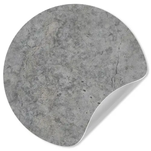 Beton - Antiek - Patronen Wandcirkel behangsticker klein 186 -3d